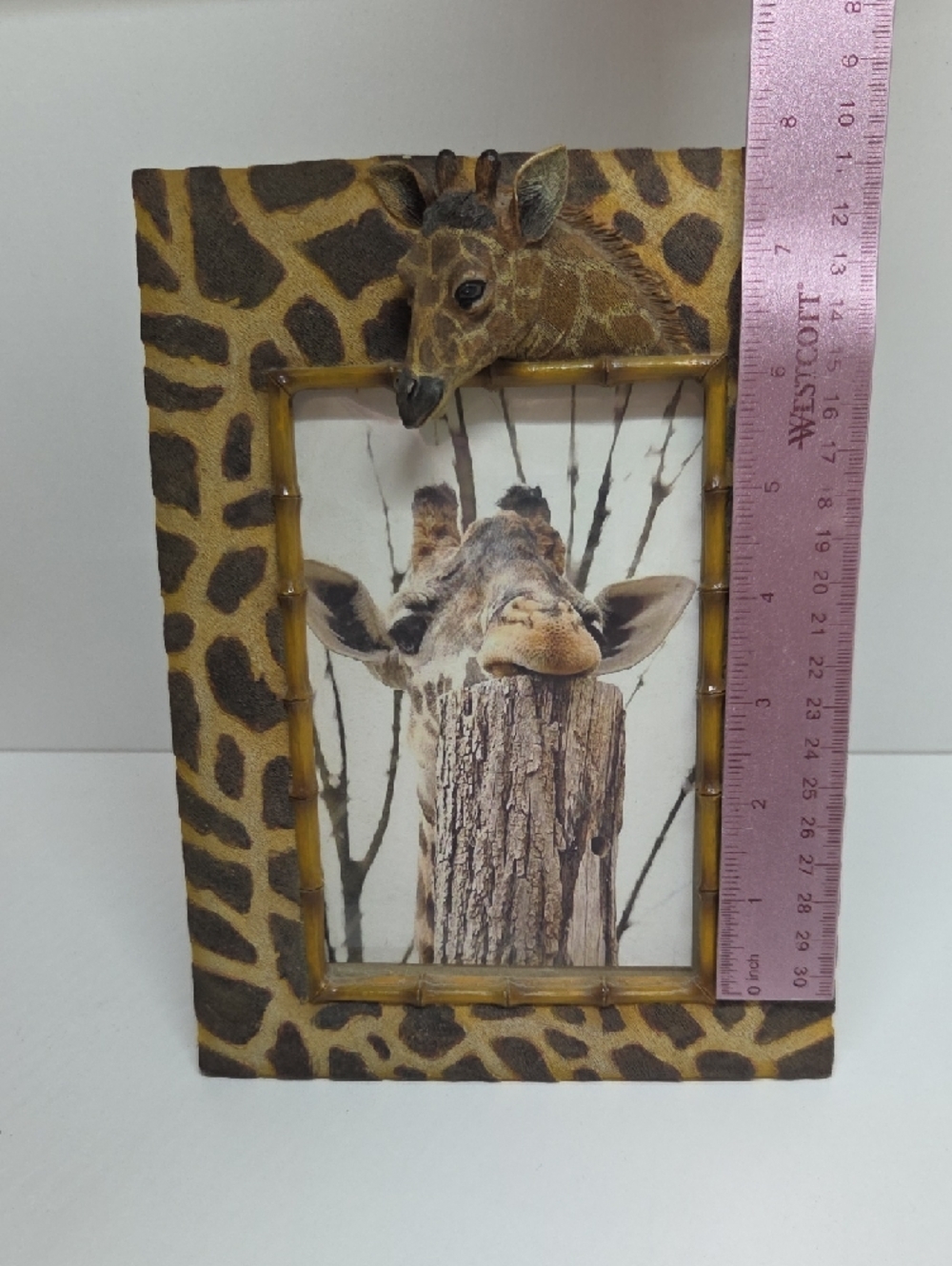Giraffe Pattern Decorative Photo Frame  + Brown/Tan Photo Frame - Picture 8 of 14